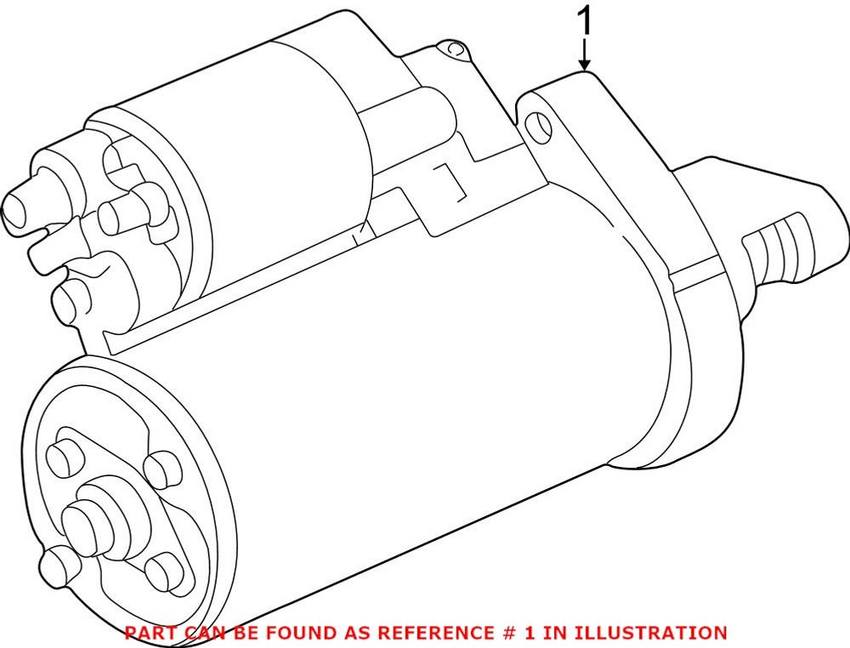 Mercedes Starter Motor (Rebuilt) 004151710180